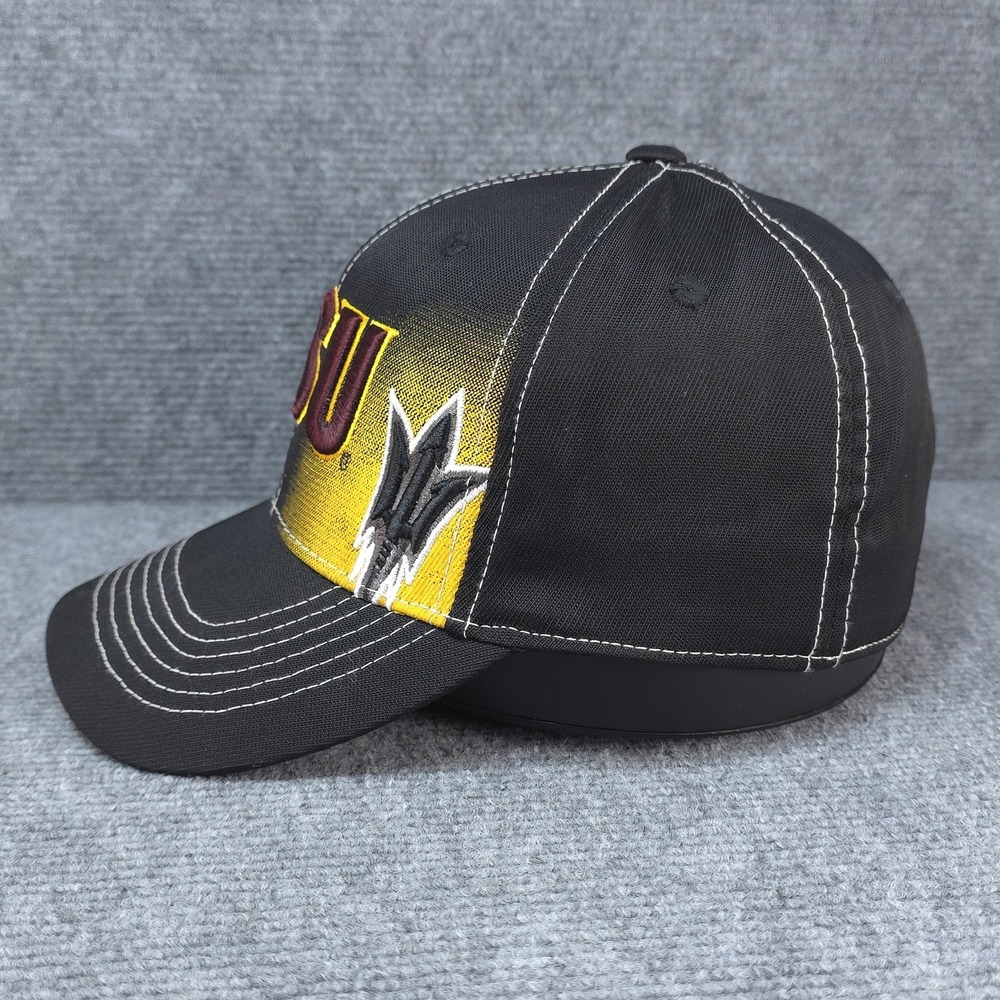 Arizona State Sun Devils Hat Cap Fitted Mens OS Black NCAA Top Of The World - Picture 2 of 7